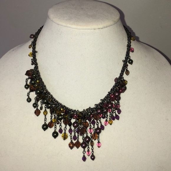 Swarovski Jewelry - Swarovski Multi-Colored Bead & Crystal Necklace